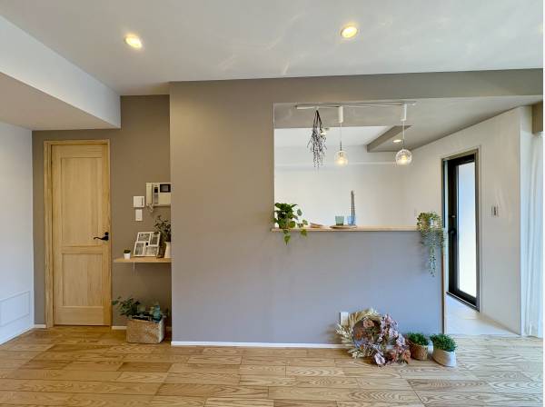 アクセントクロスが上質な空間を作り出します