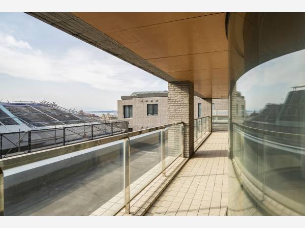 開放感あるバルコニー！