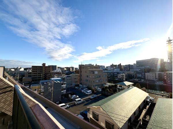 開放的な眺望です。