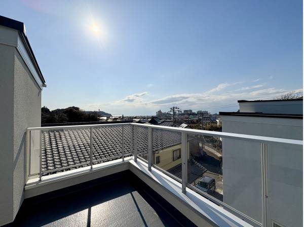 ルーフバルコニーから眺める眺望