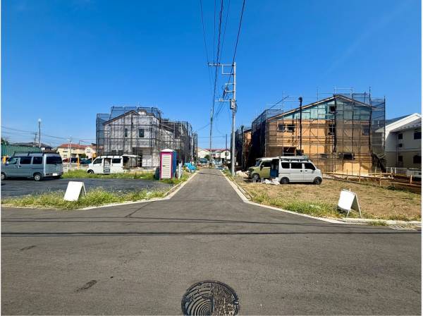 広々とした開発分譲地