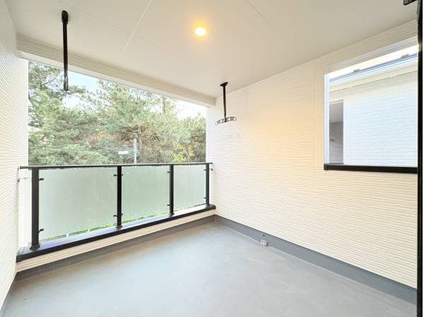 南向きのインナーバルコニー