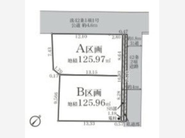 土地面積約125.96㎡(約38.10坪)の自由度の高い立地