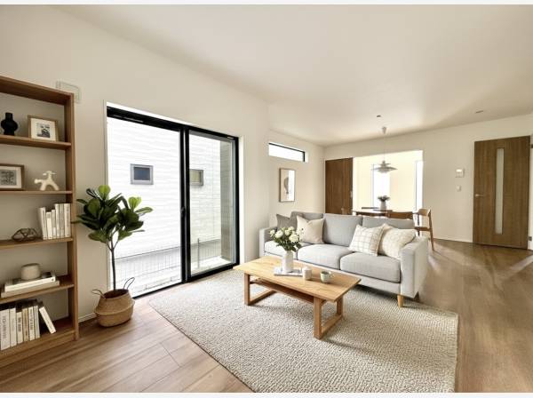 ゆったりとした1階リビング