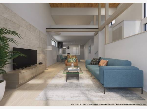 リビングダイニング完成イメージです。