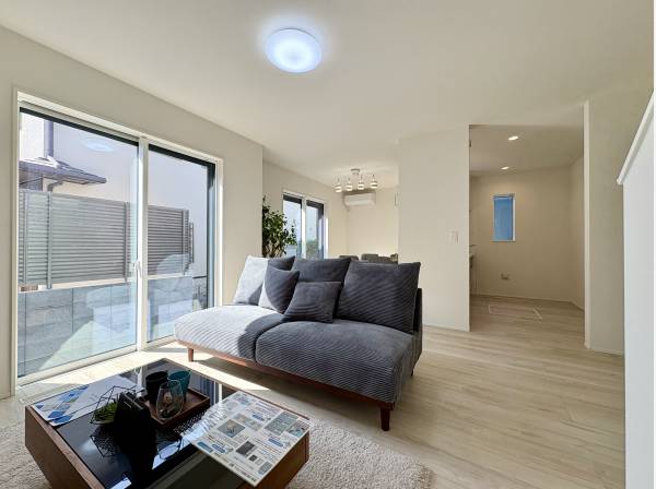 16.8帖のLDK。くつろぎ空間