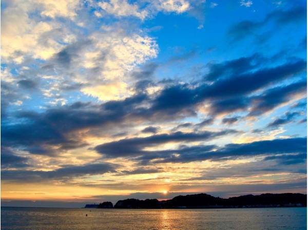 材木座海岸まで徒歩わずか1分！