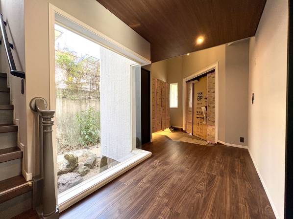 ゆとりある玄関スペース