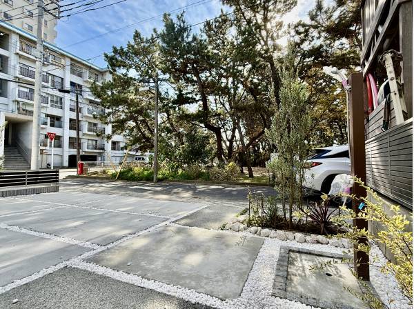 湘南のマストアイテム外シャワー完備