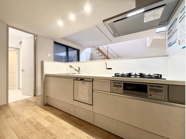 作業スペースもとても広々としています。