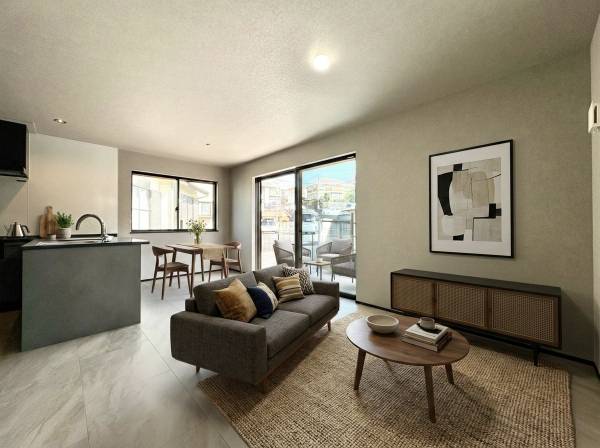 家具等はCGで作成したイメージです。