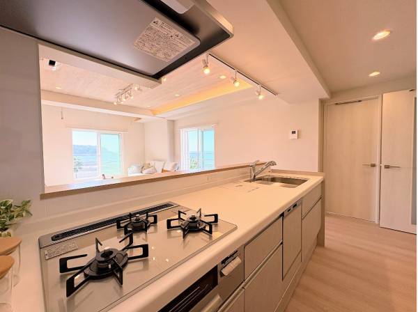 潮風を感じながらお料理できます