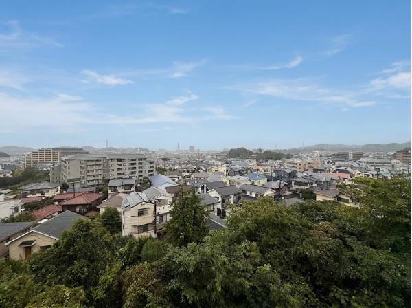 視界を遮るもののない高台ならではのパノラマビューを満喫
