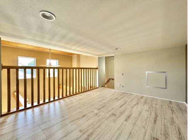 ロフトスペースは収納＋α、趣味も楽しめる自由な空間。