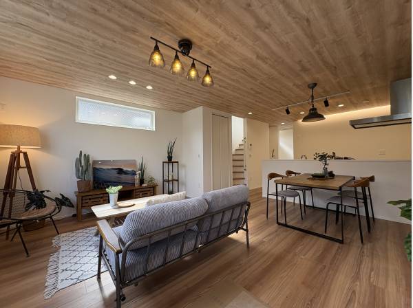 ナチュラルモダンテイストのLDK