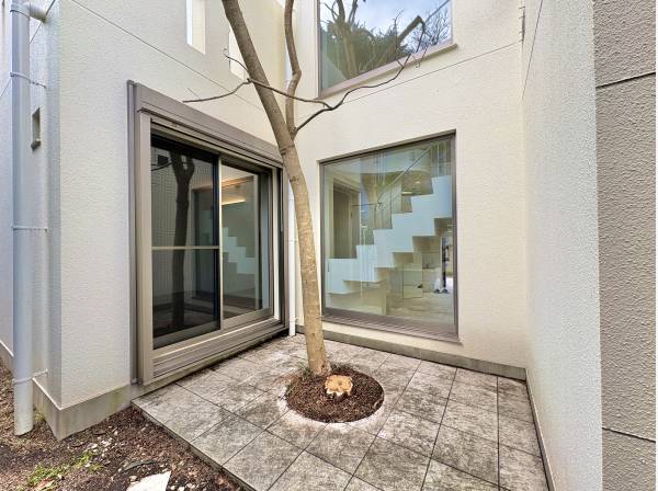 お庭には、多種多様な植物が元気に育っています