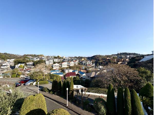 リビングからはご覧の眺望