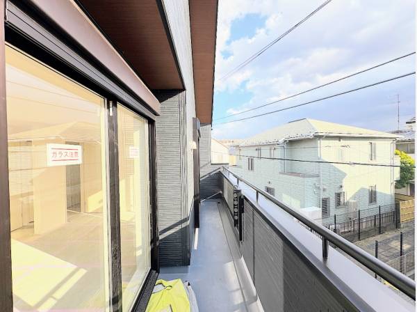 日当たり良好なバルコニー
