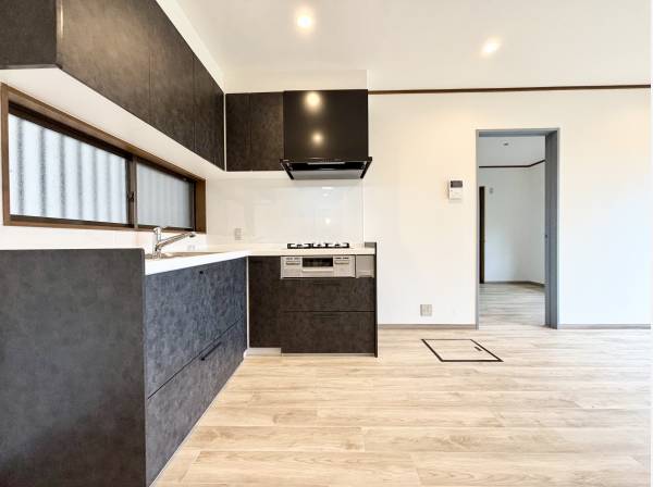 L字型キッチンスペース