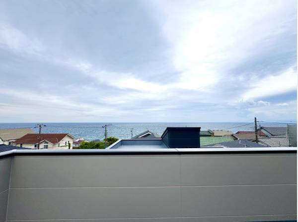 海を綺麗に望みます