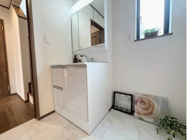 回遊動線のパウダールーム