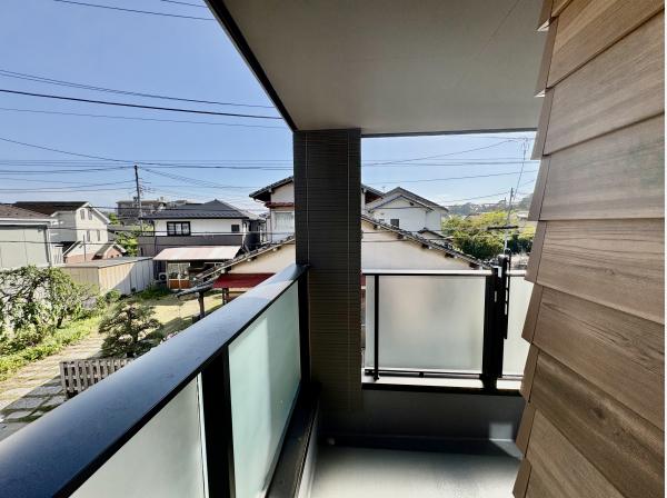 屋根があることでいつでも洗濯が干せます。