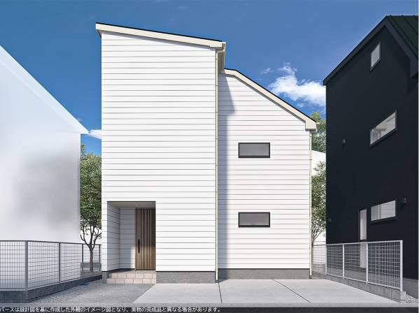 白を基調とした爽やかなデザイン※完成イメージ