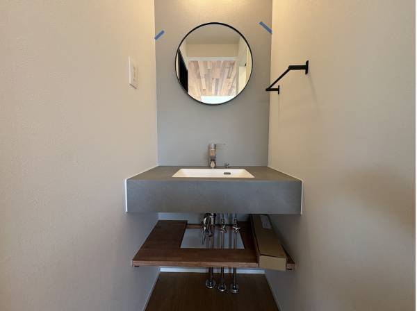 お洒落な造作洗面台