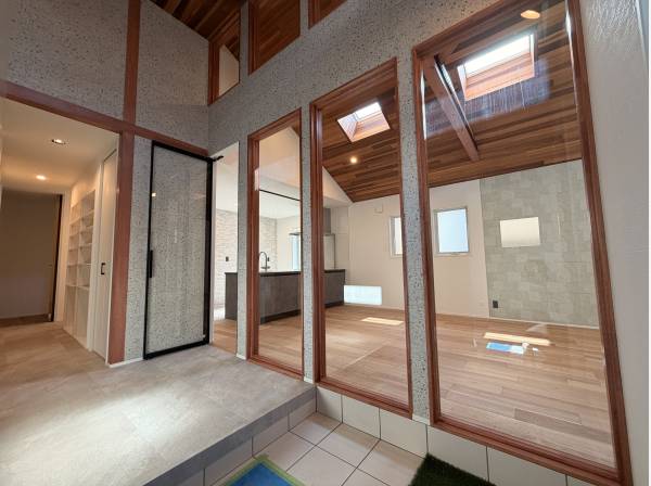 開放感のある室内仕様