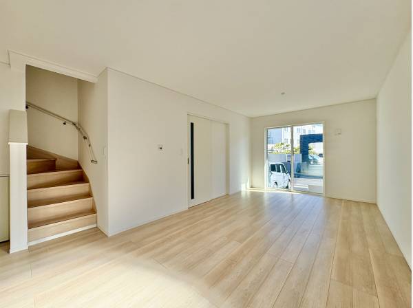 清潔感のあるリビングです。