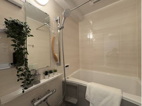 1日の疲れを癒すバスルーム