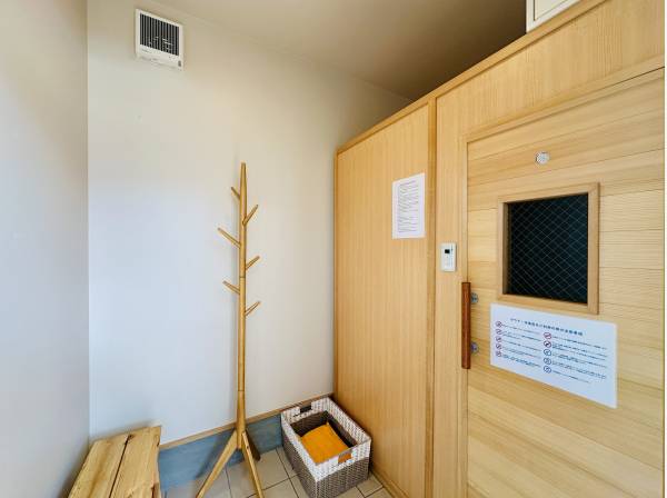 本格的なサウナも完備