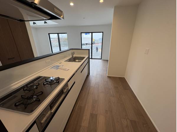 キッチンからの風景です。