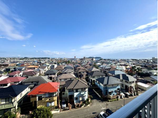 7階からの眺めは爽快です