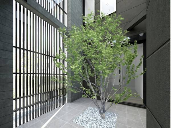 《完成イメージパース》日本の美を感じさせるしつらえ
