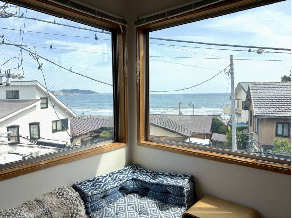 部屋からはオーシャンビュー