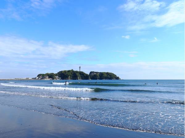 湘南の海まで歩いて１４分(約1.1ｋｍ)