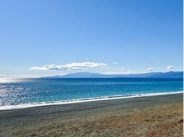 大磯の心地よい海まで徒歩8分（約600ｍ）