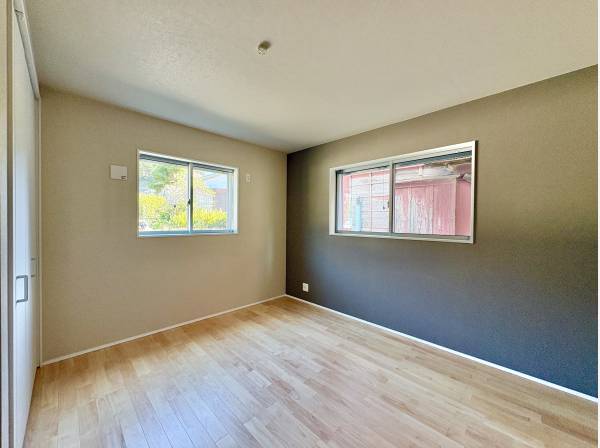 採光が１つのアクセントになり、プライベートな空間に