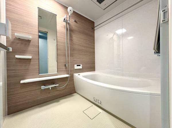 1日の疲れを癒すバスルーム