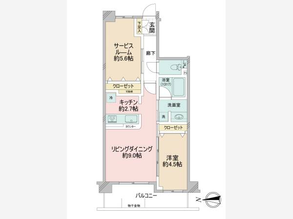 間取図です。