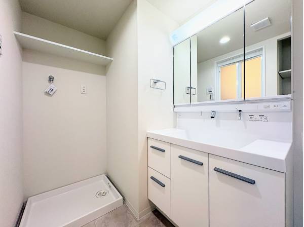 清潔感あるサニタリールーム