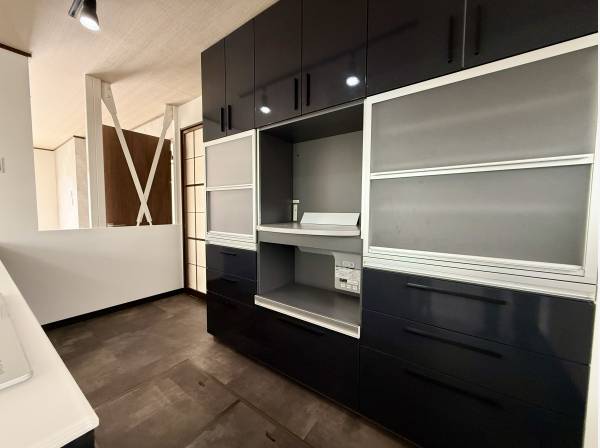 カップボード付きのキッチン！