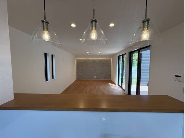 キッチンからの眺めもいいですね！