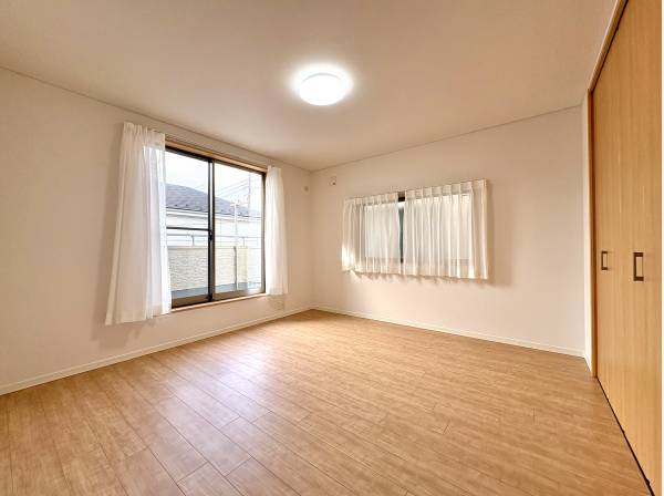 主寝室もゆとりの空間です。