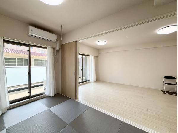 LDKとつながる洋室部分