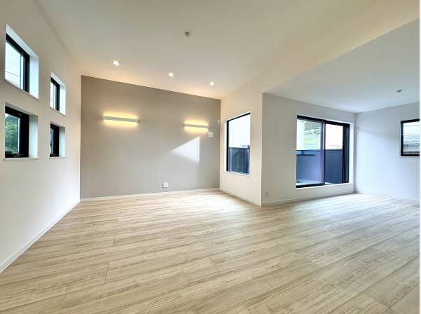 ゆとりある空間のリビング