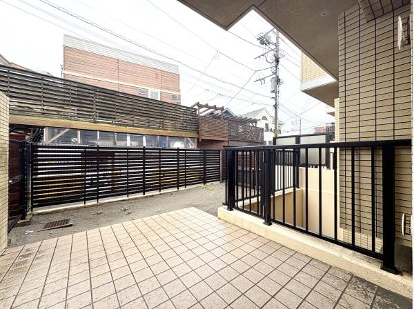 広々とした専用庭です。