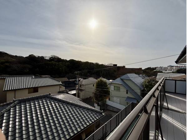 2階バルコニーから素晴らしい眺望