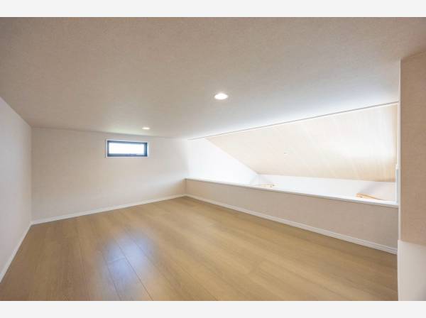大変広々としているロフト部分